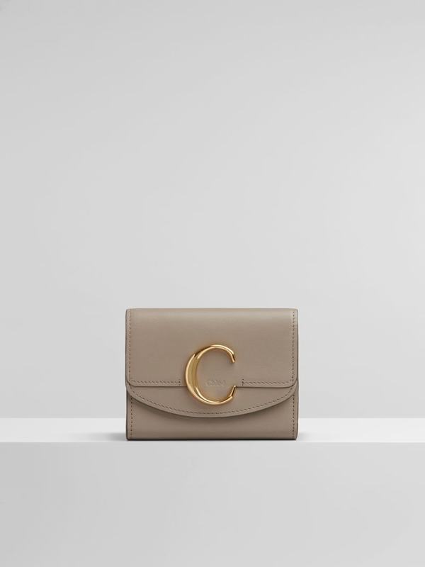 Chloé Carteras Mujer C Gris Suede Calfskin CIJR25798